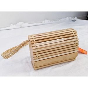 Wooden Bamboo Shoulder Bag
